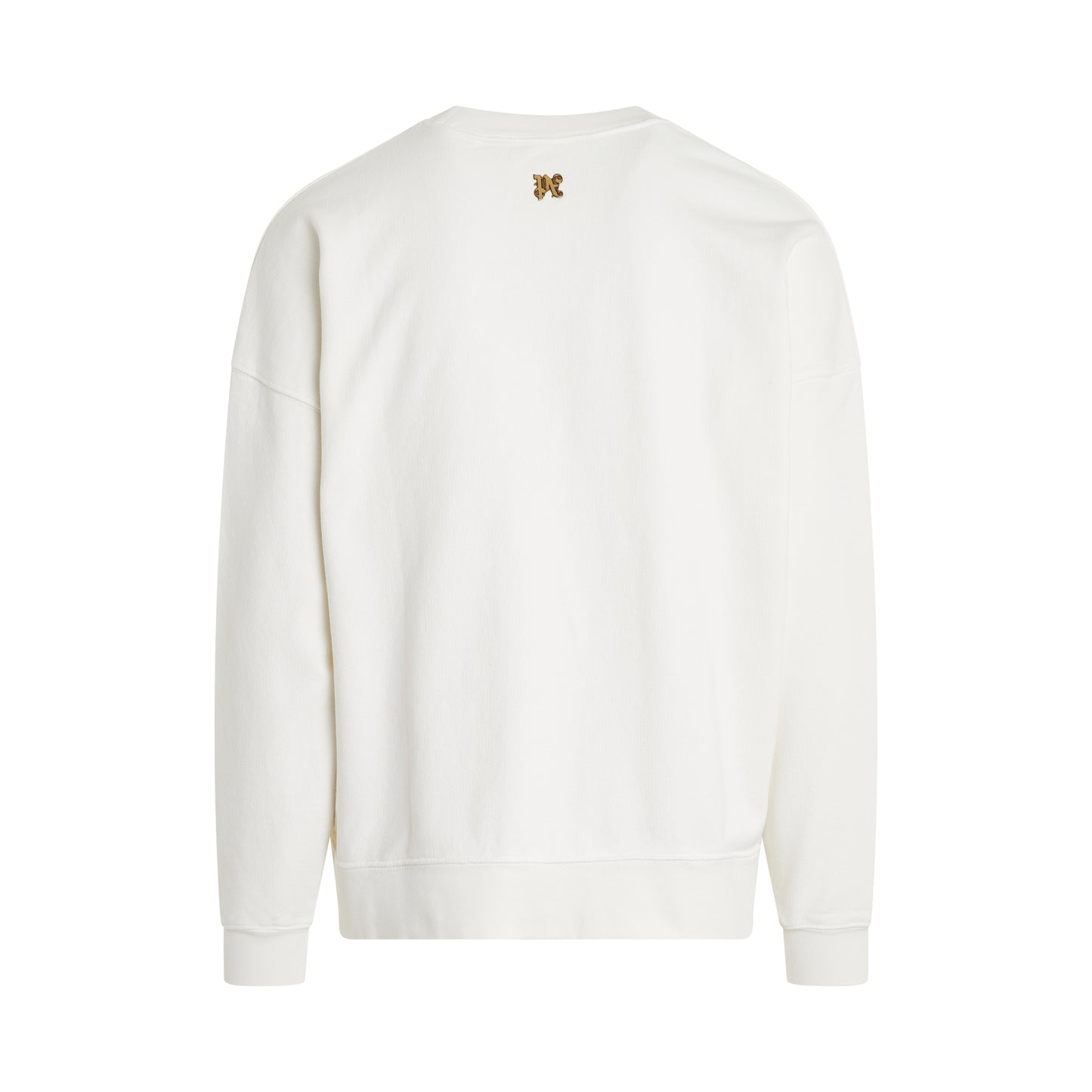 Burning Monogram Sweatshirt in Off White