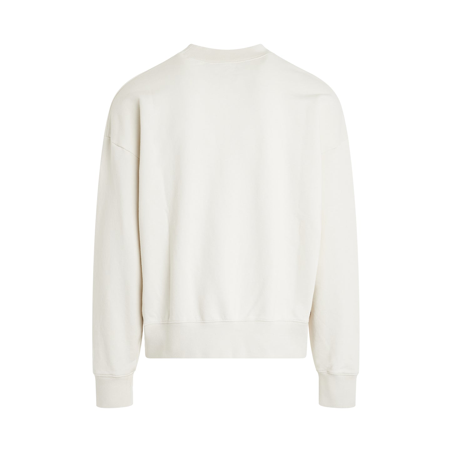 Logo Crewneck Sweater in Off White