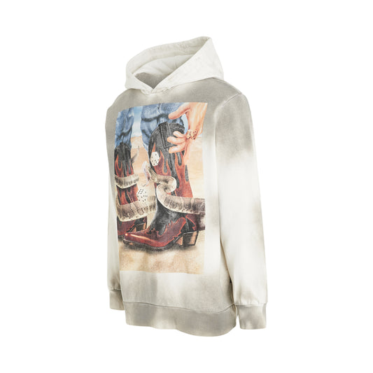 Dice Game Tie Dye Hoodie in Multicolour