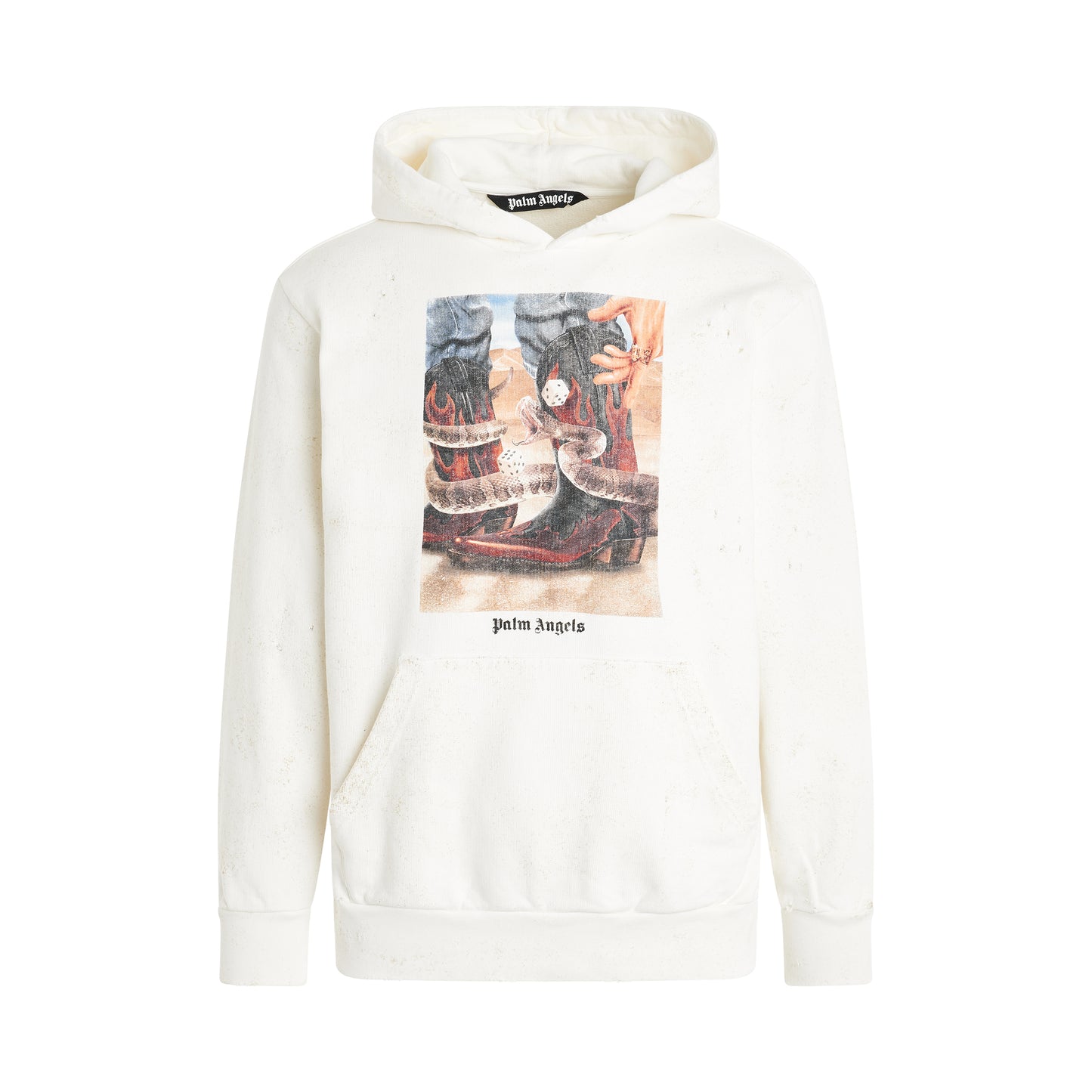 Dice Game Hoodie in Off White