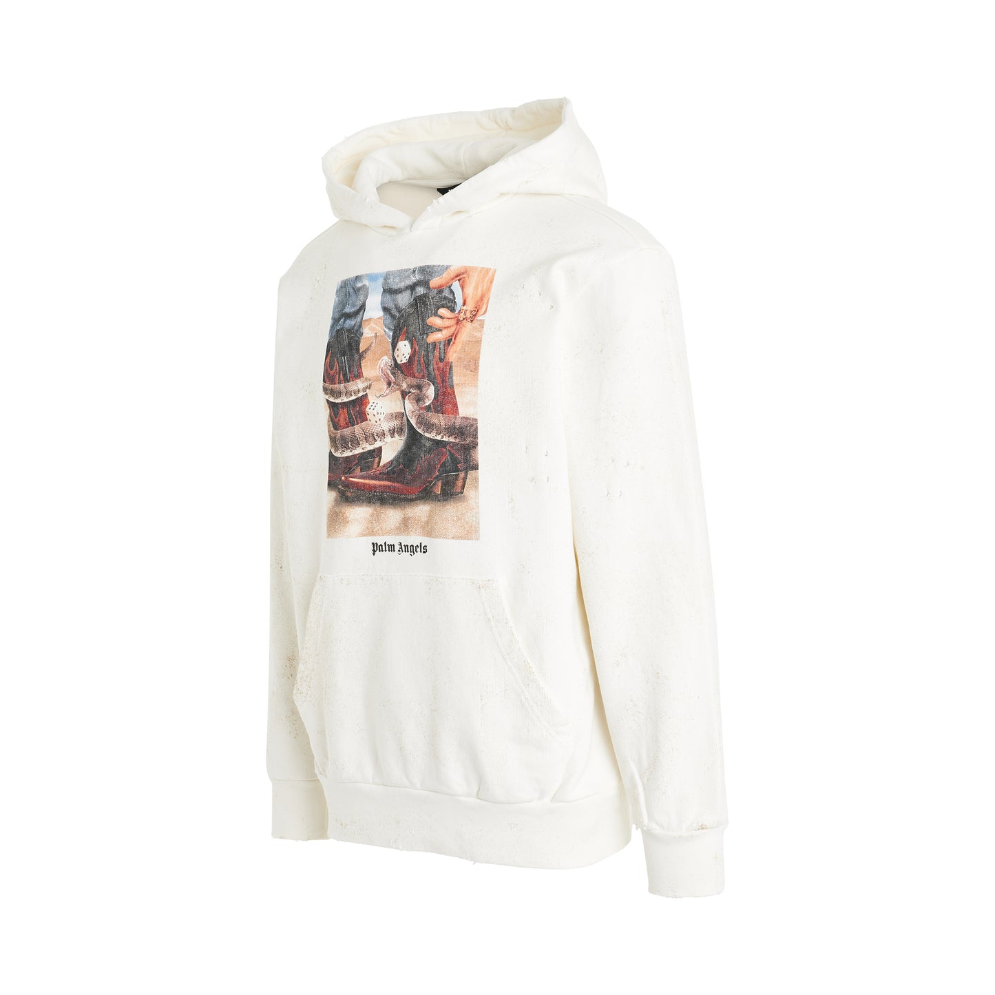 Dice Game Hoodie in Off White