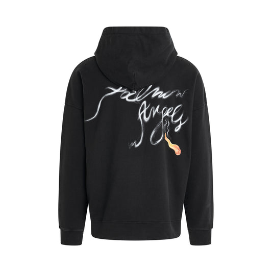 Back Foggy PA Hoodie in Black/White