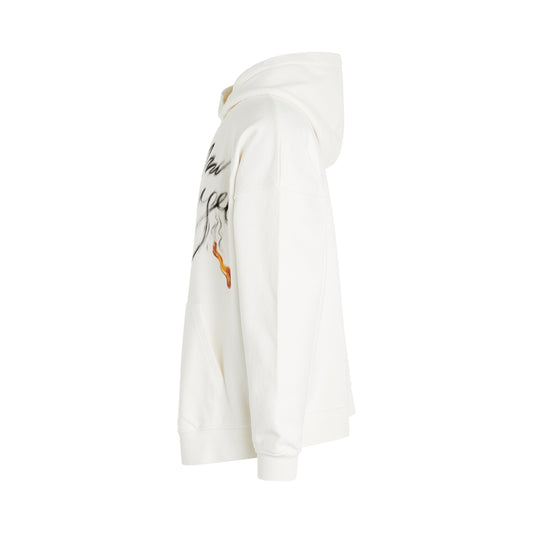 Foggy PA Hoodie in Off White