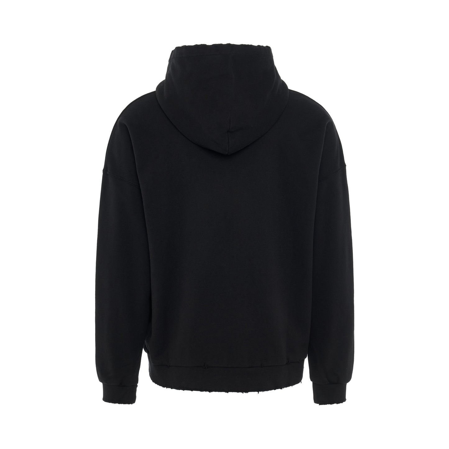 Classic Monogram Statement Hoodie in Black