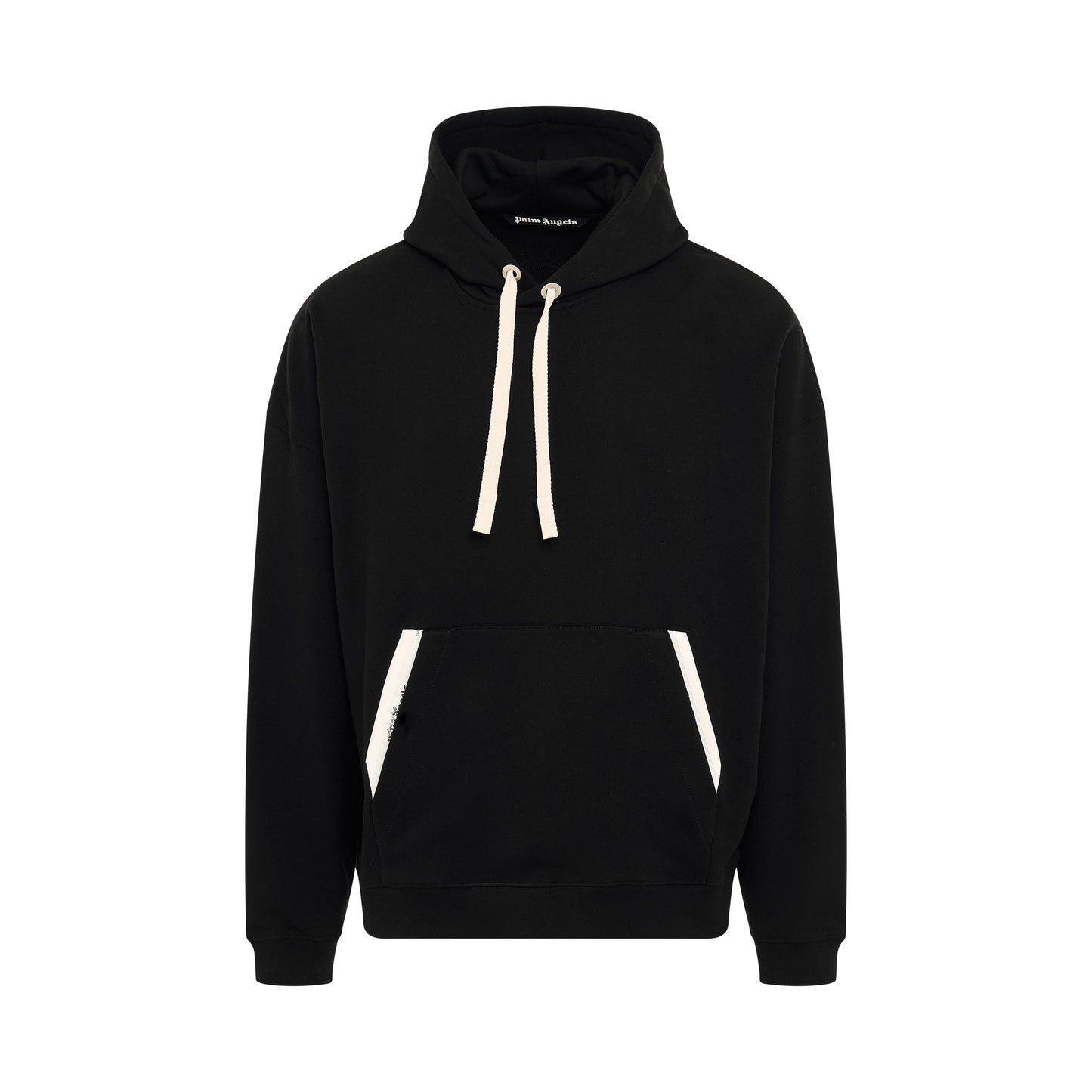 Satorial Tape Hoodie in Black