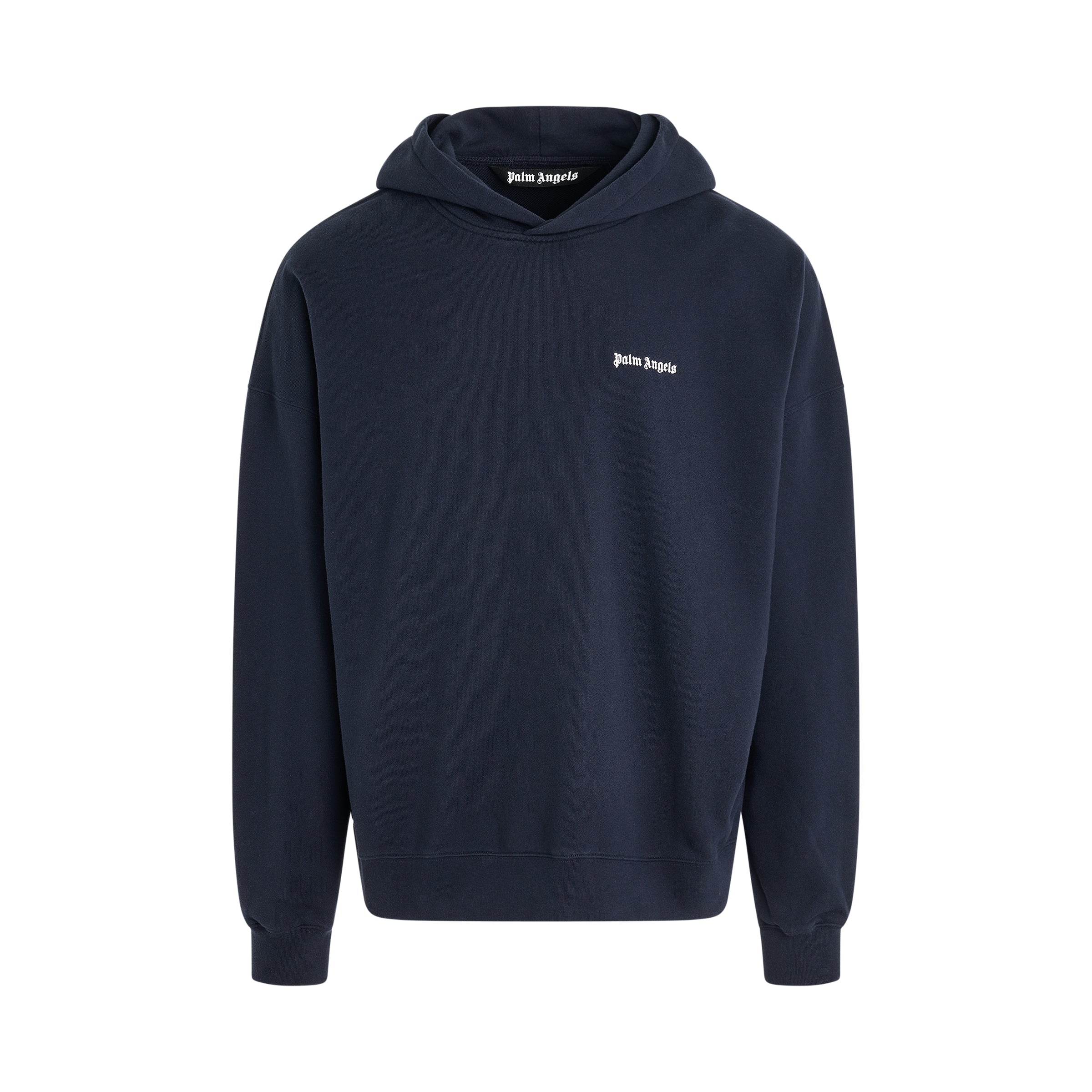 B Classic Logo Hoodie in Navy Blue