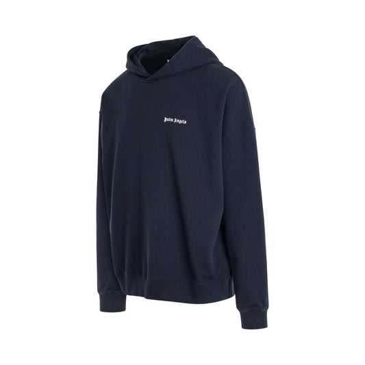 B Classic Logo Hoodie in Navy Blue