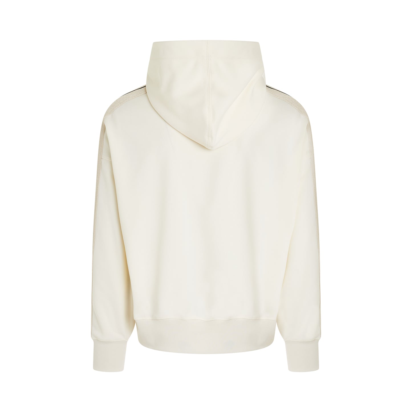 Monogram Track Hoodie in Off White