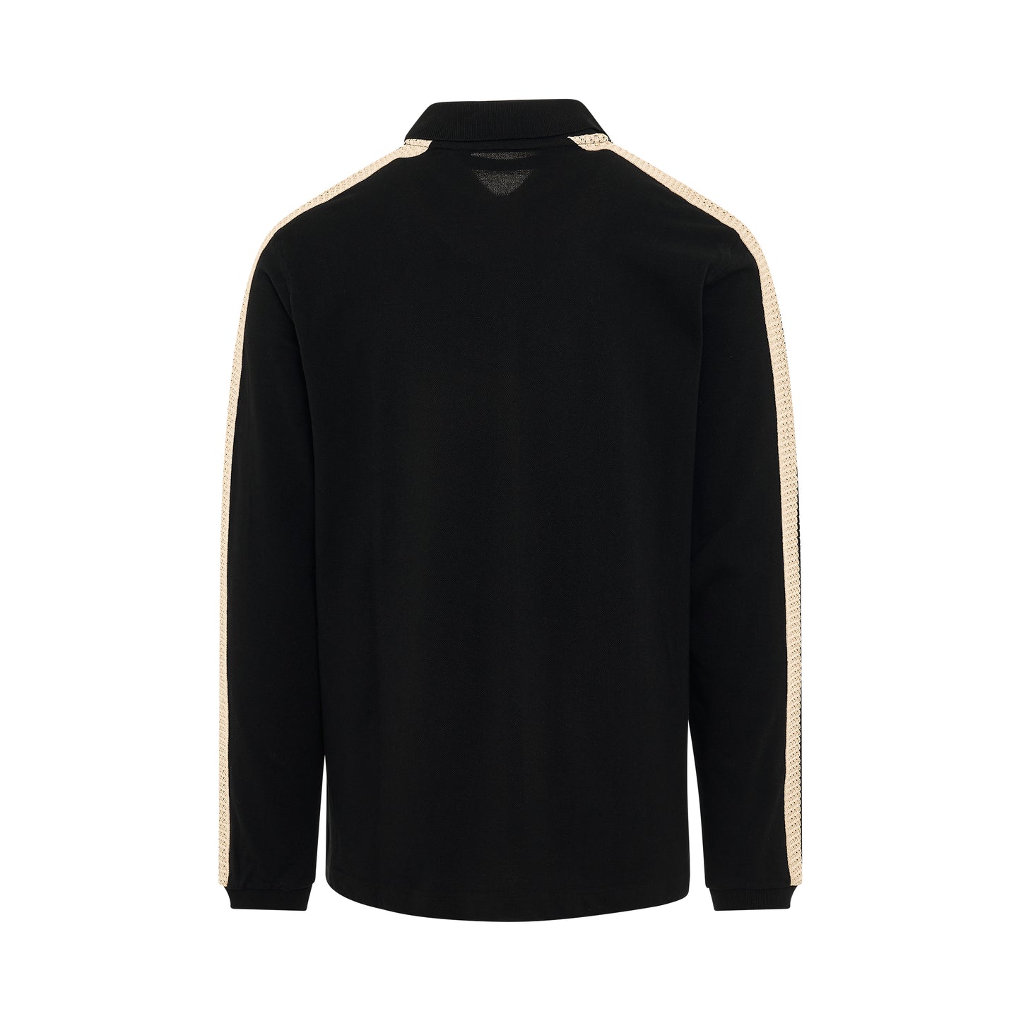 Classic Monogram Piquet Trackshirt in Black