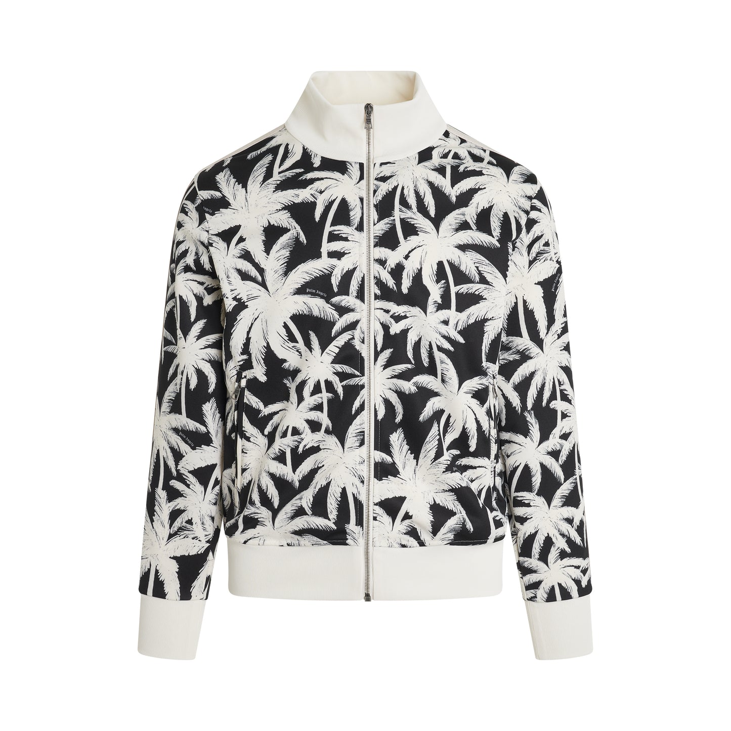 Palms All over Track Jacket in Black/Off White