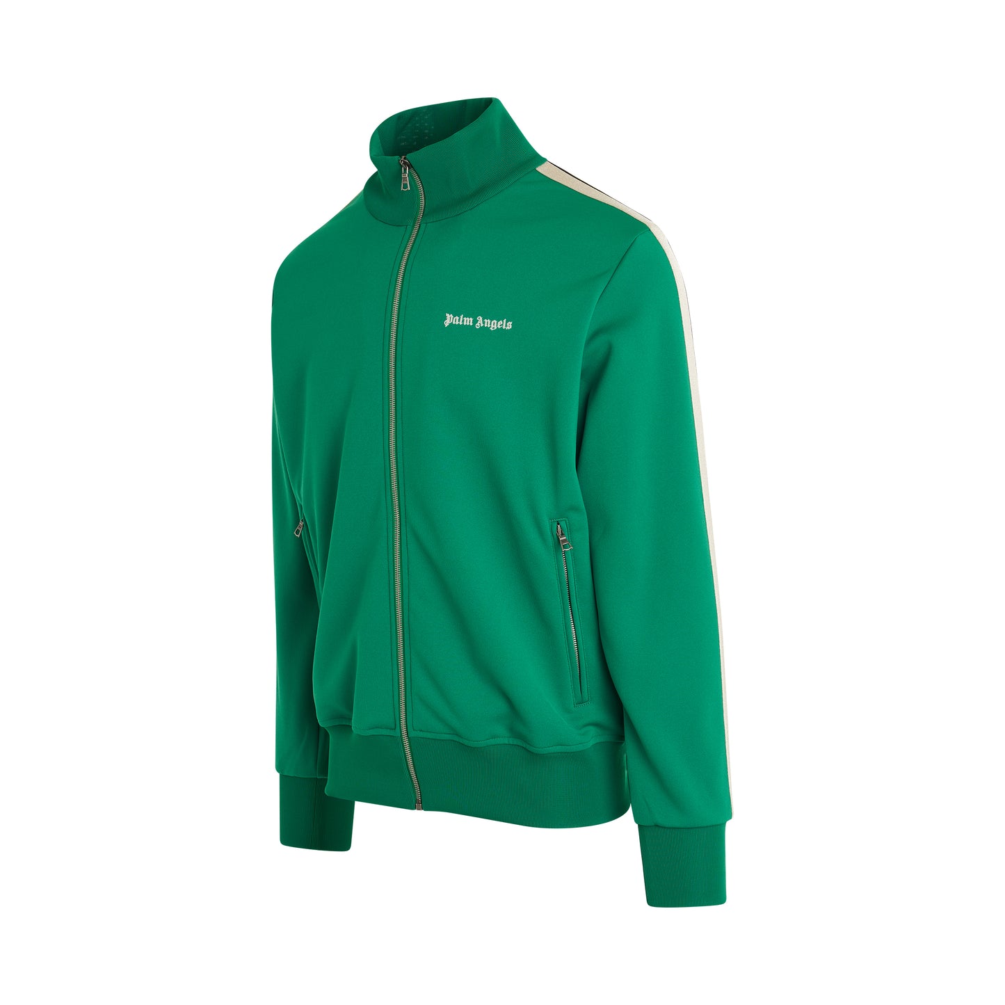 Classic Logo Track Jacket in Green/Off White