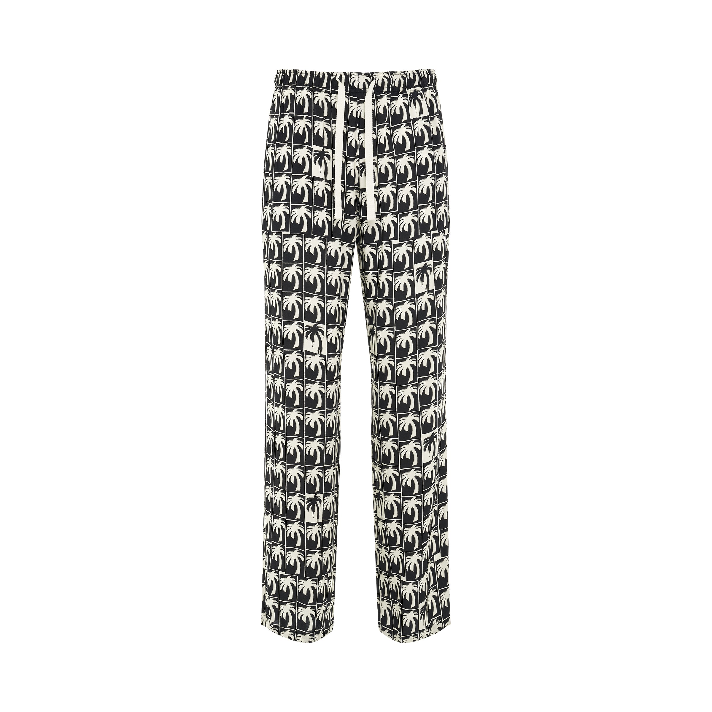 PALM ANGELS Dripping Palms Loose Pants in Black/Off White – MARAIS