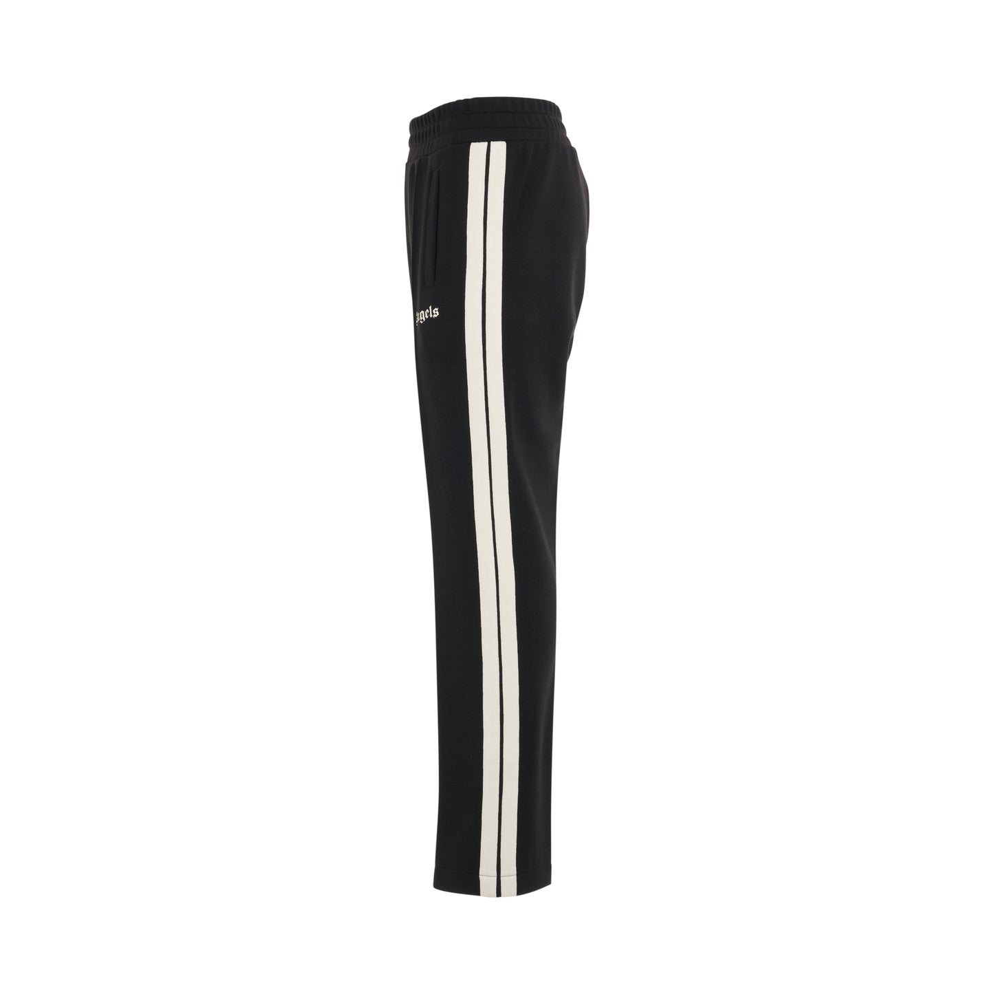 Loose Fit Track Pants in Black/Off White