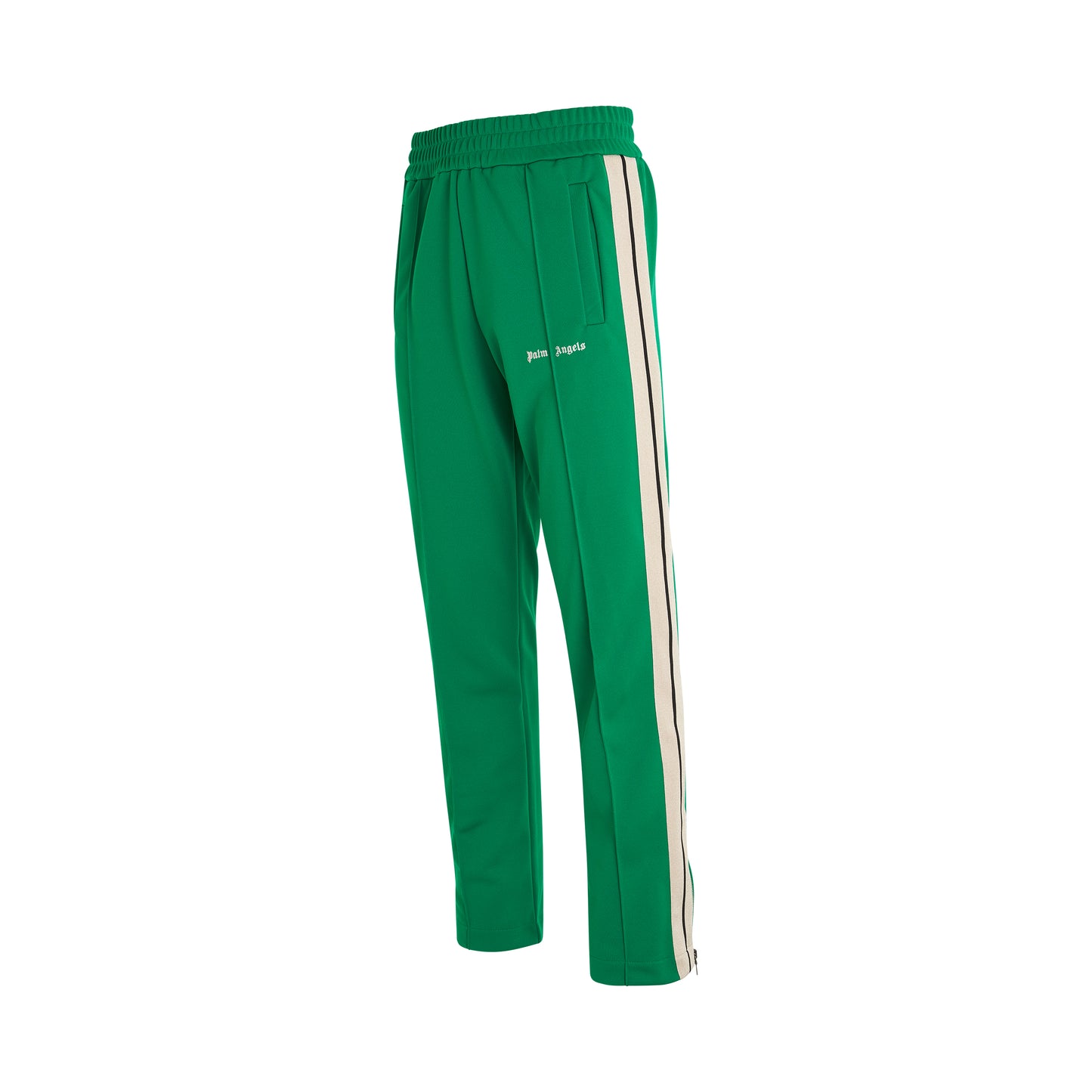 Classic Logo Track Pants in Green/Off White
