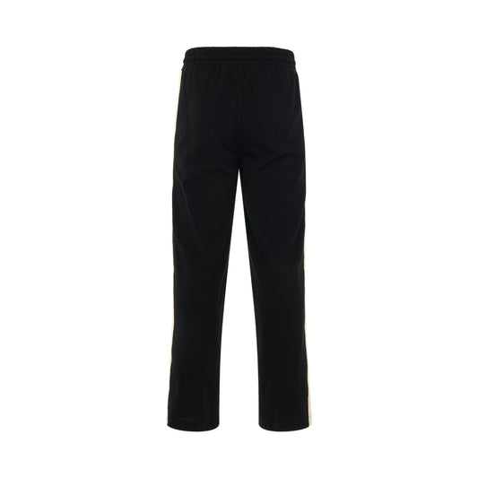 Monogram Piquet Track Pants in Black