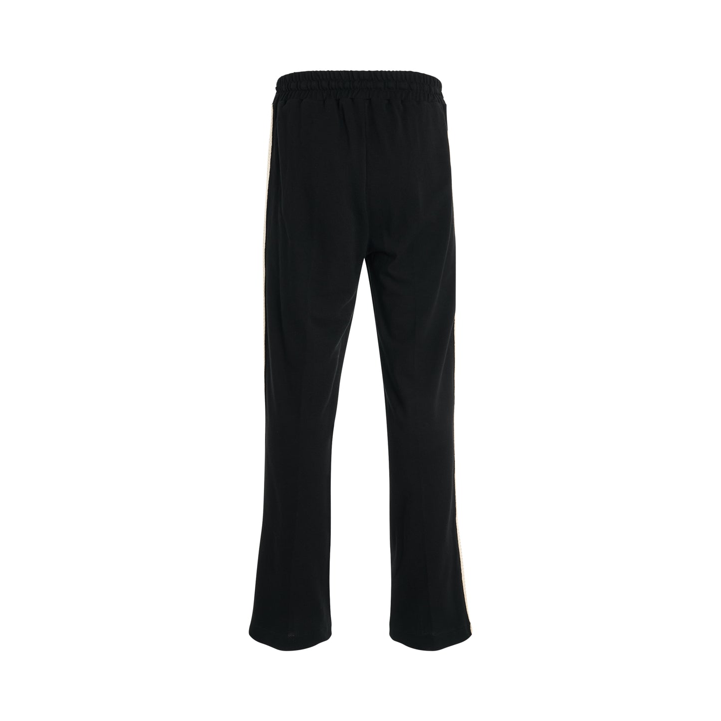 PA Monogram Piquet Trackpants in Black/Off White