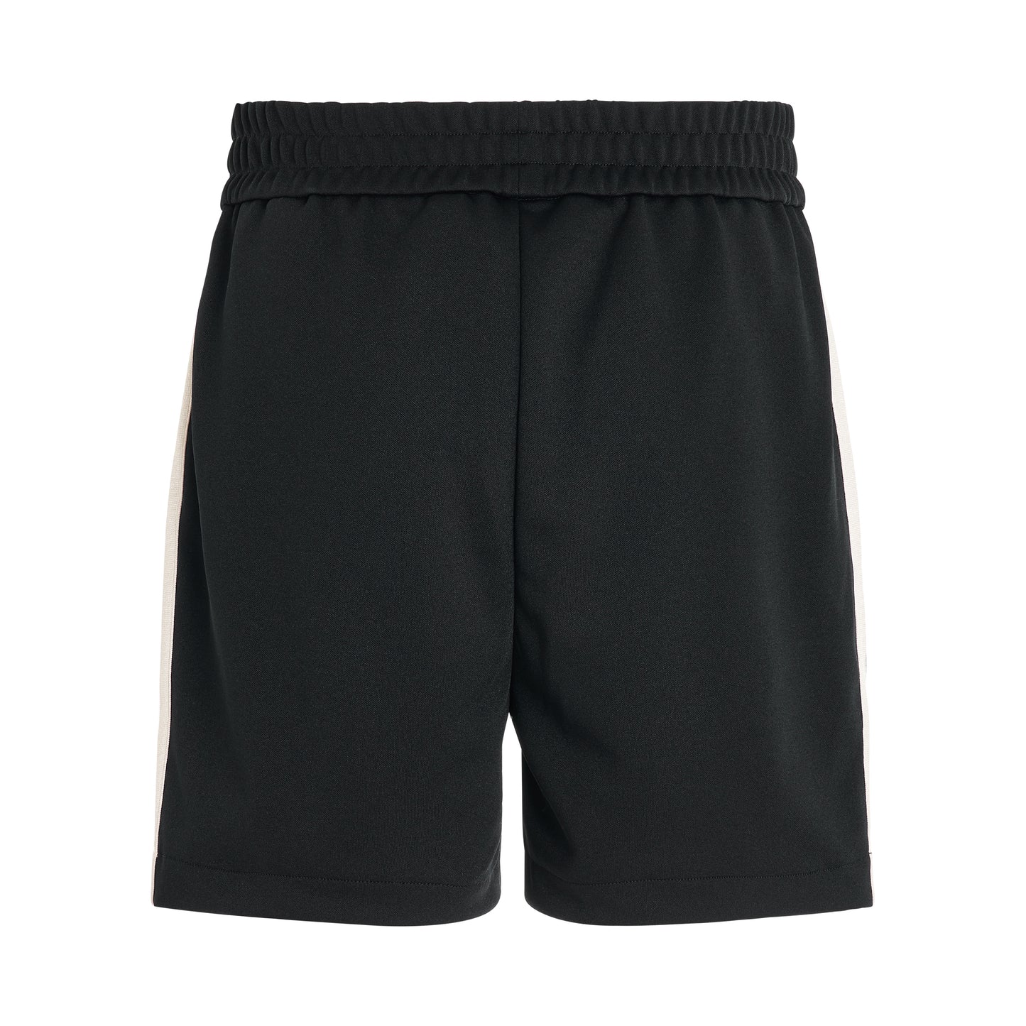 Monogram Track Shorts in Black/Butter