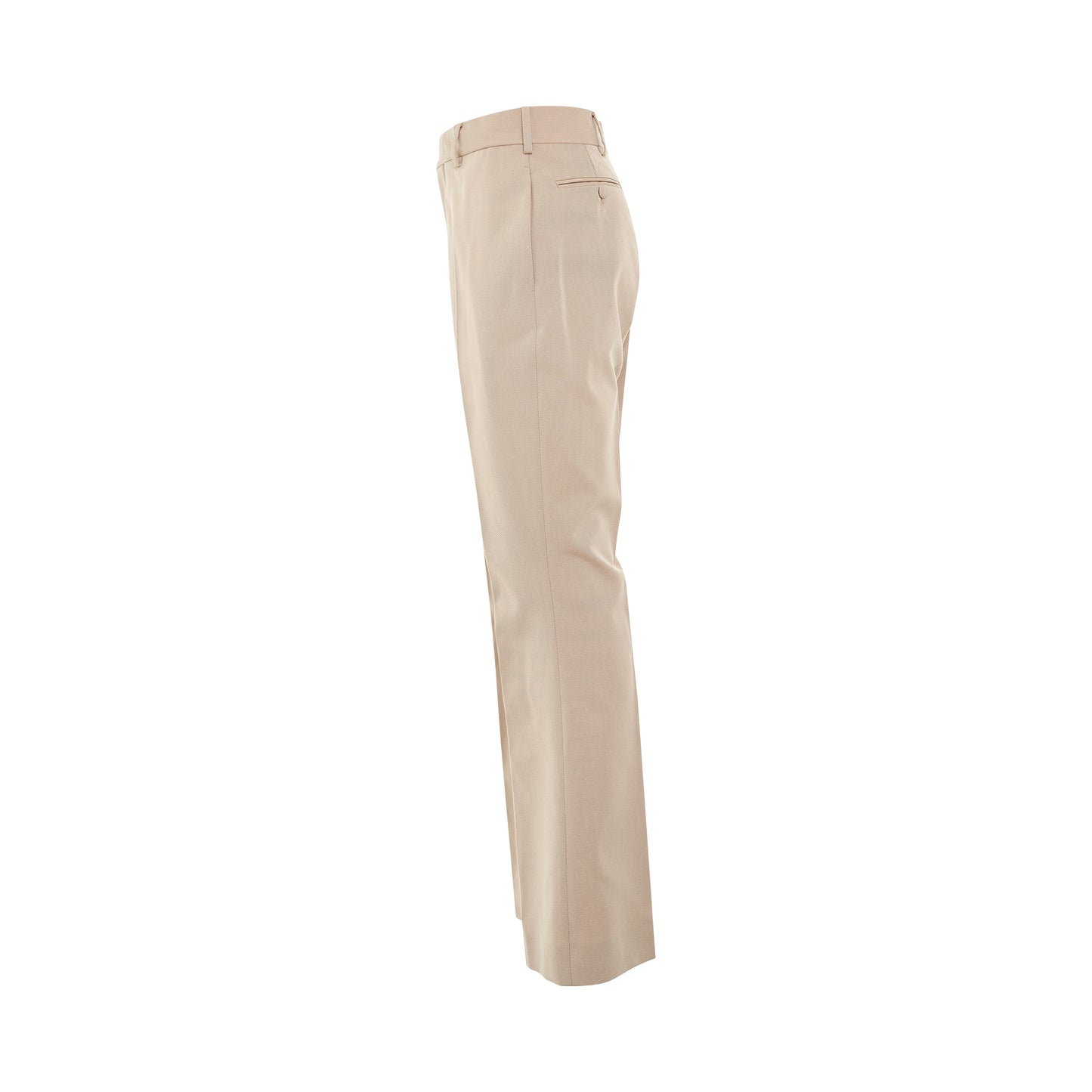 Retro Flare Suit Pants in Beige