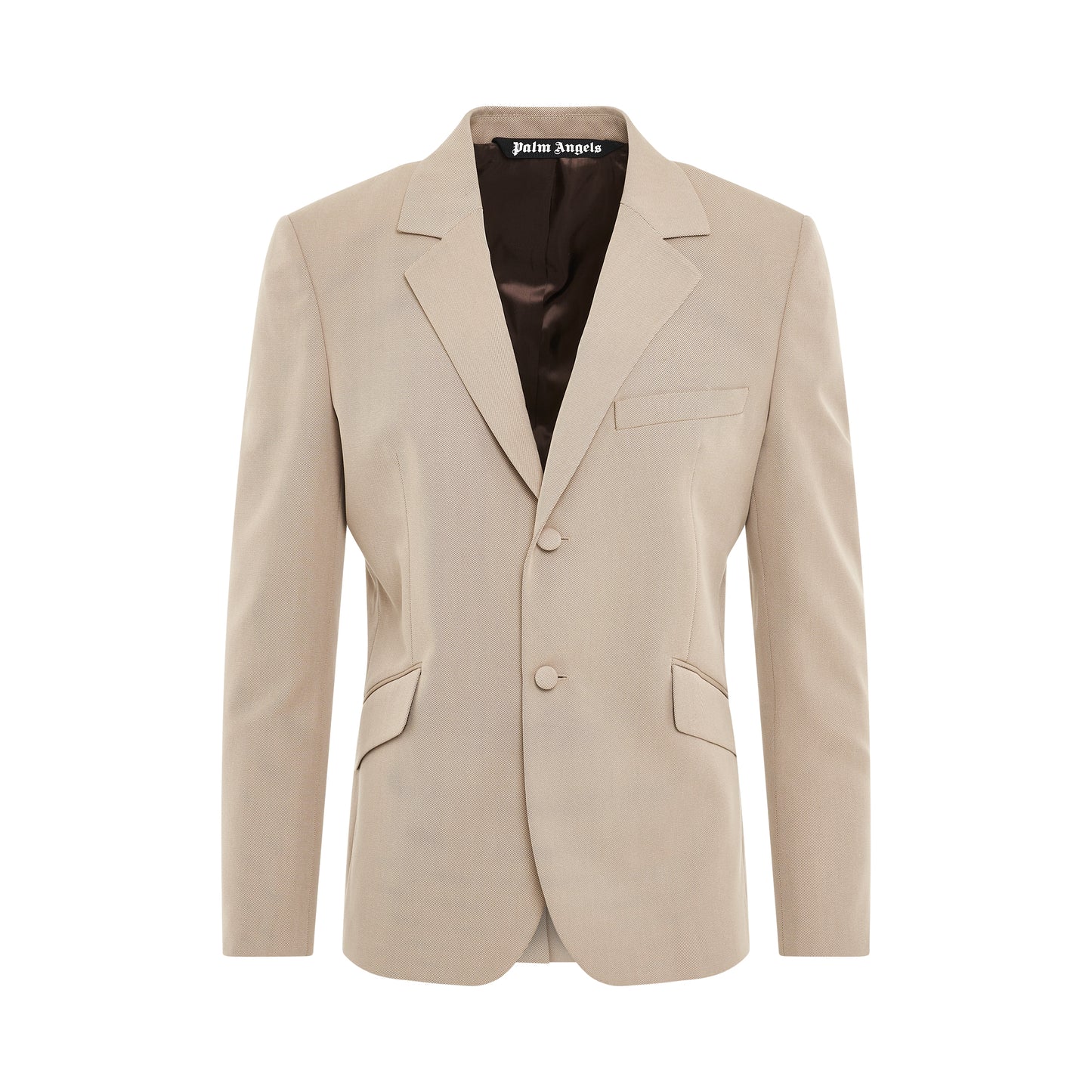 Fitted Retro Blazer in Beige