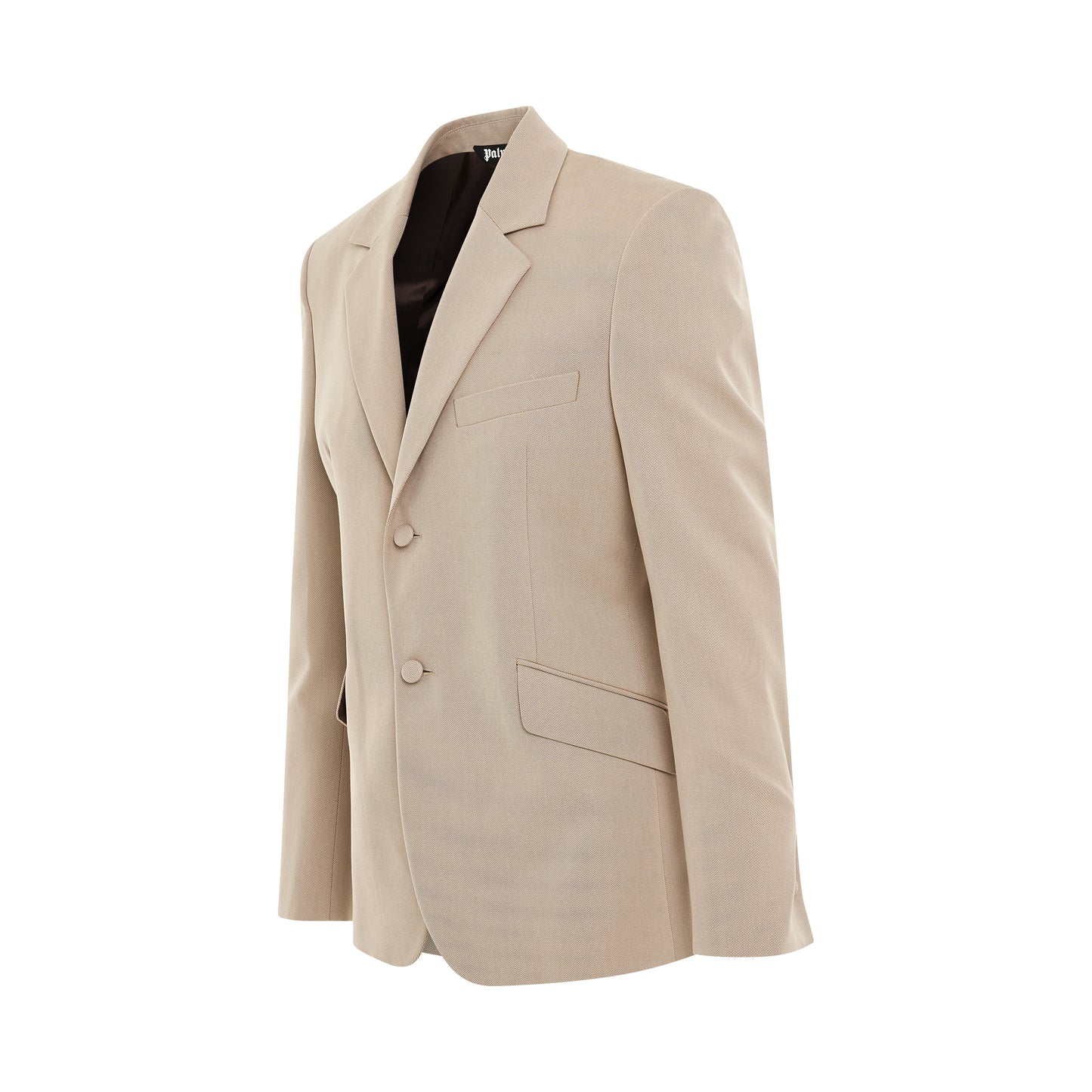 Fitted Retro Blazer in Beige