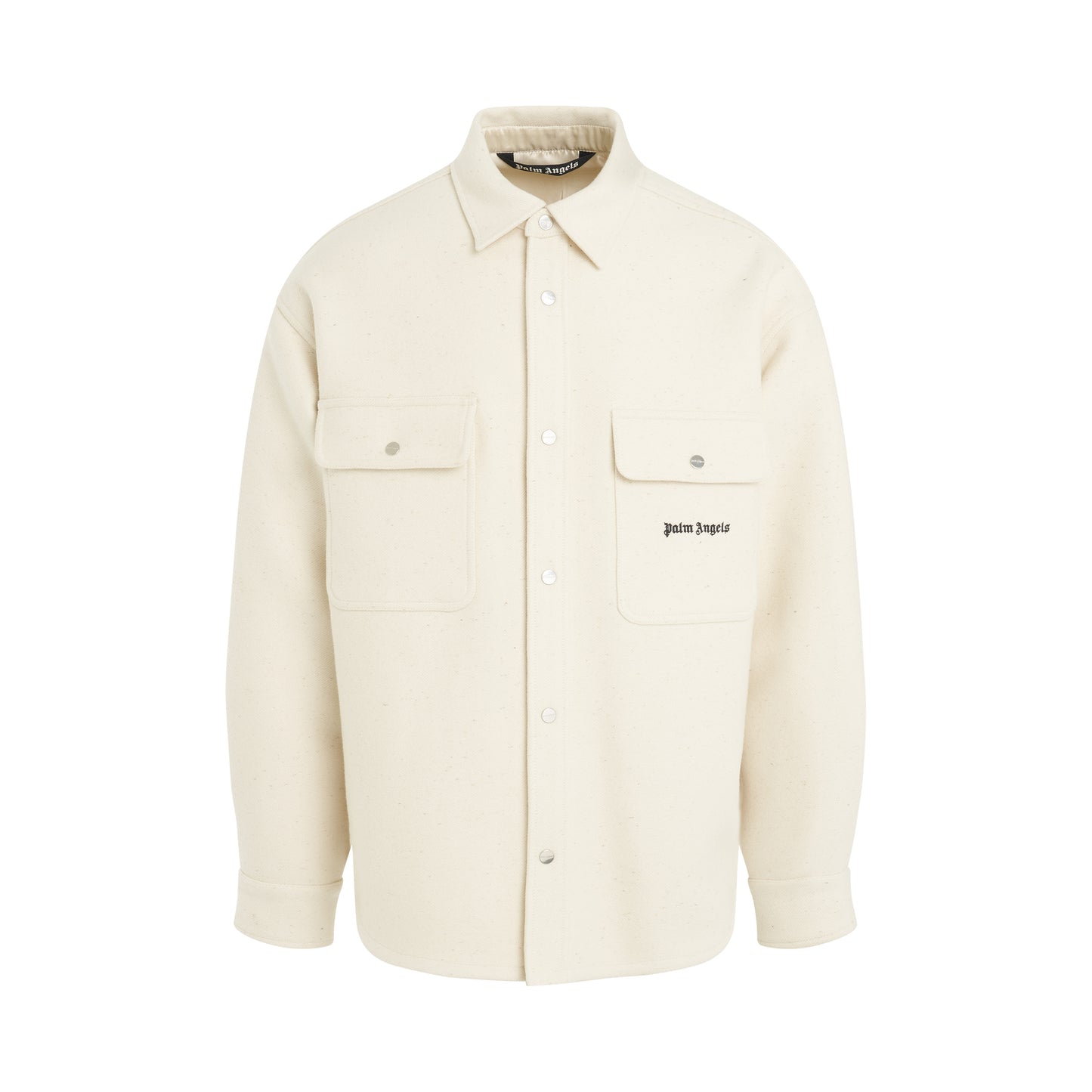 Pocket Logo Overshirt in Butter