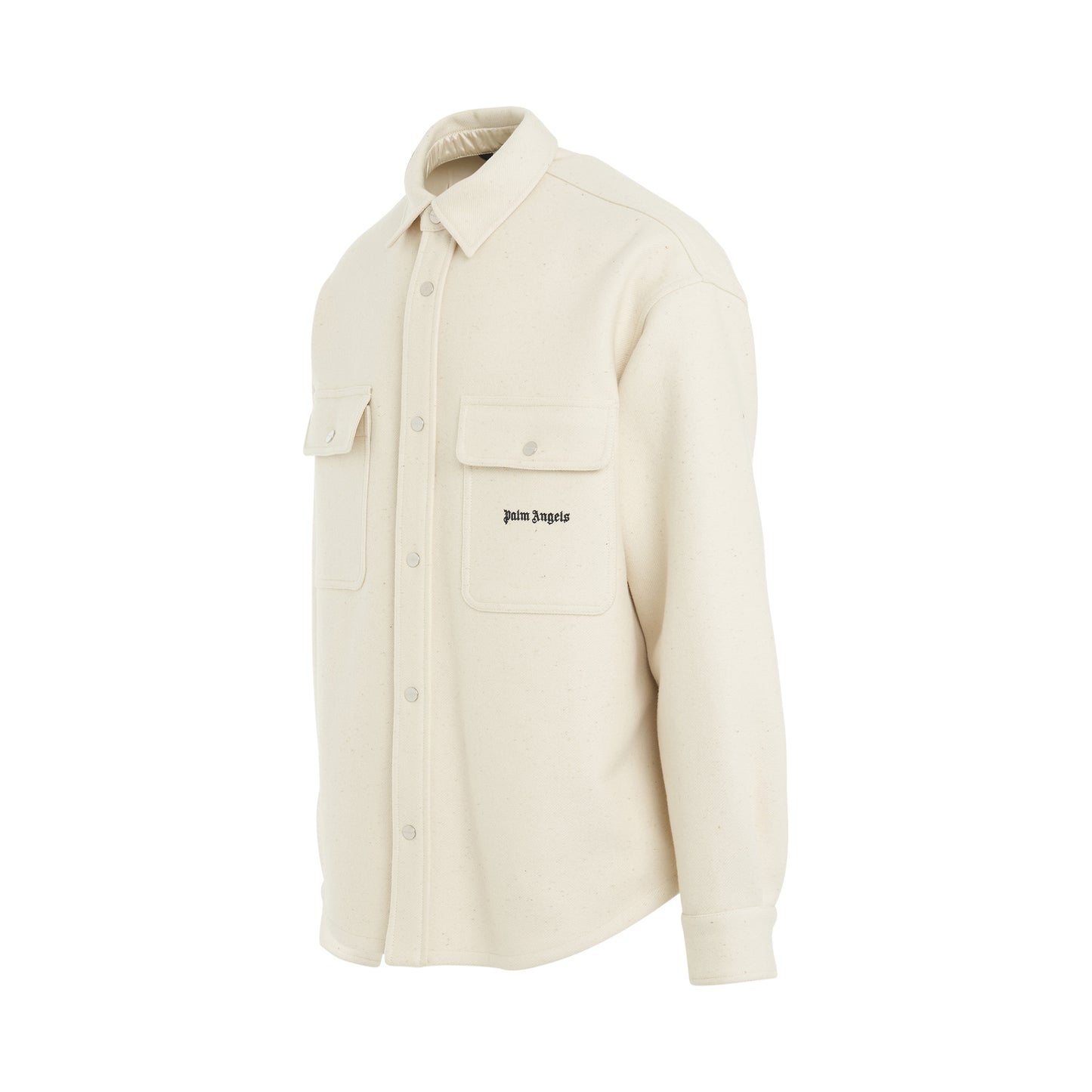 Pocket Logo Overshirt in Butter