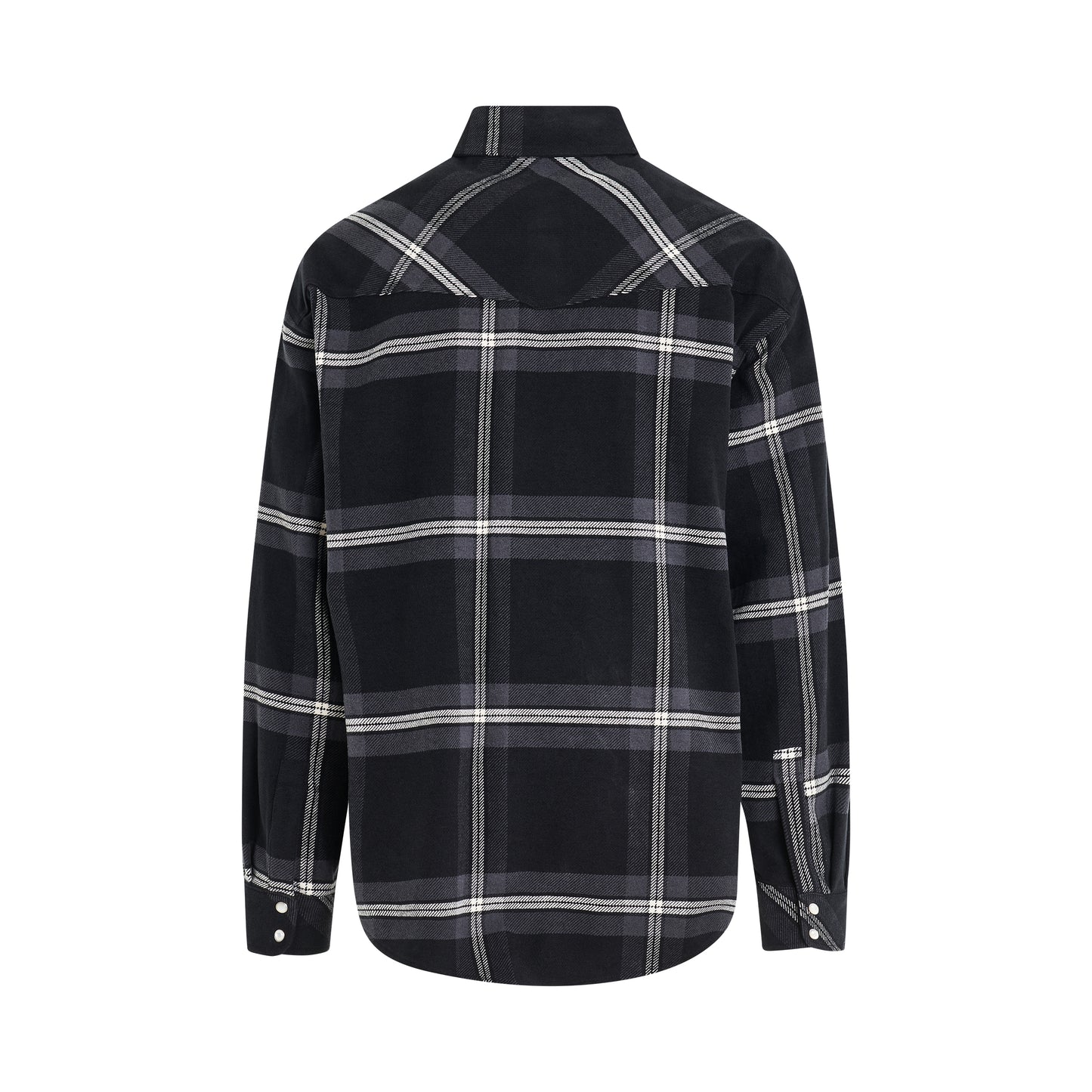 Monogram Check Over shirt in Anthracite