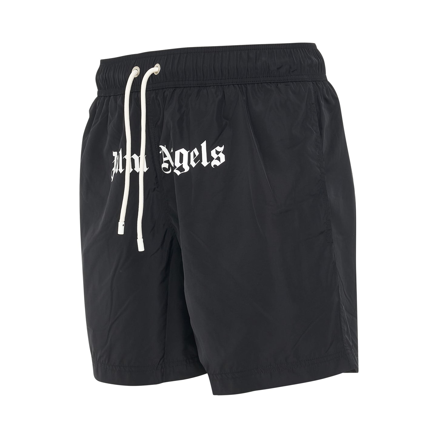 Classic Logo Swimshorts in Black/White