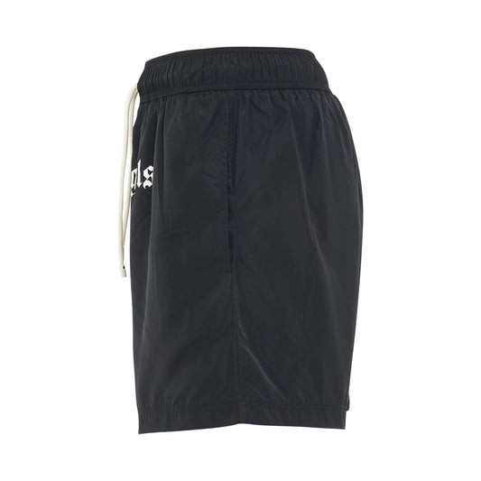 Classic Logo Swimshorts in Black/White