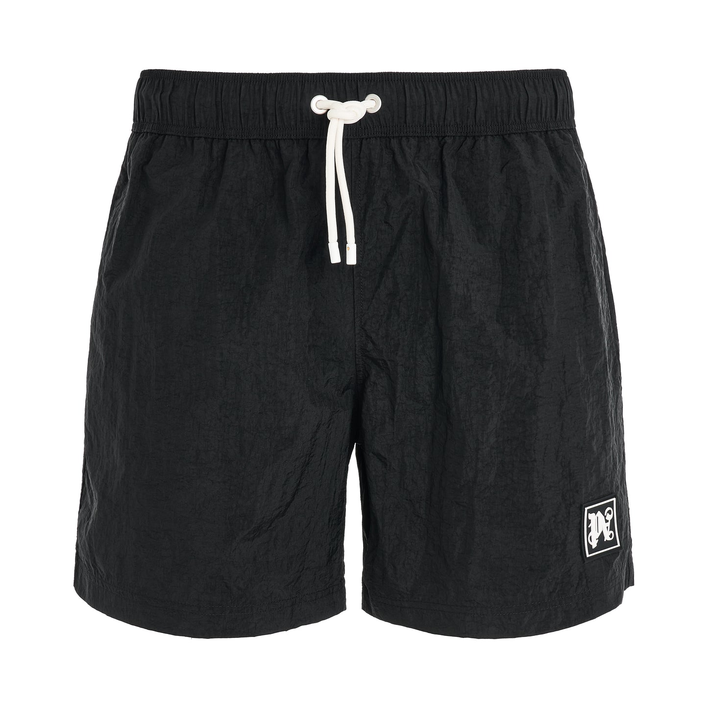 Monogram Swim shorts in Black/White