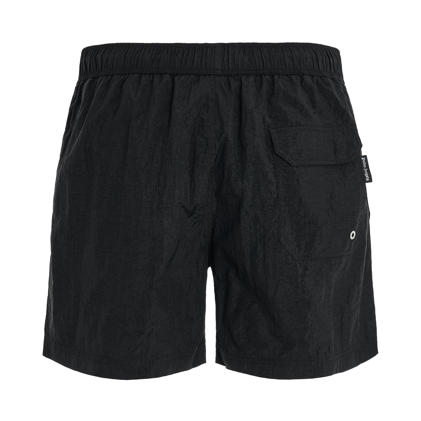 Monogram Swim shorts in Black/White