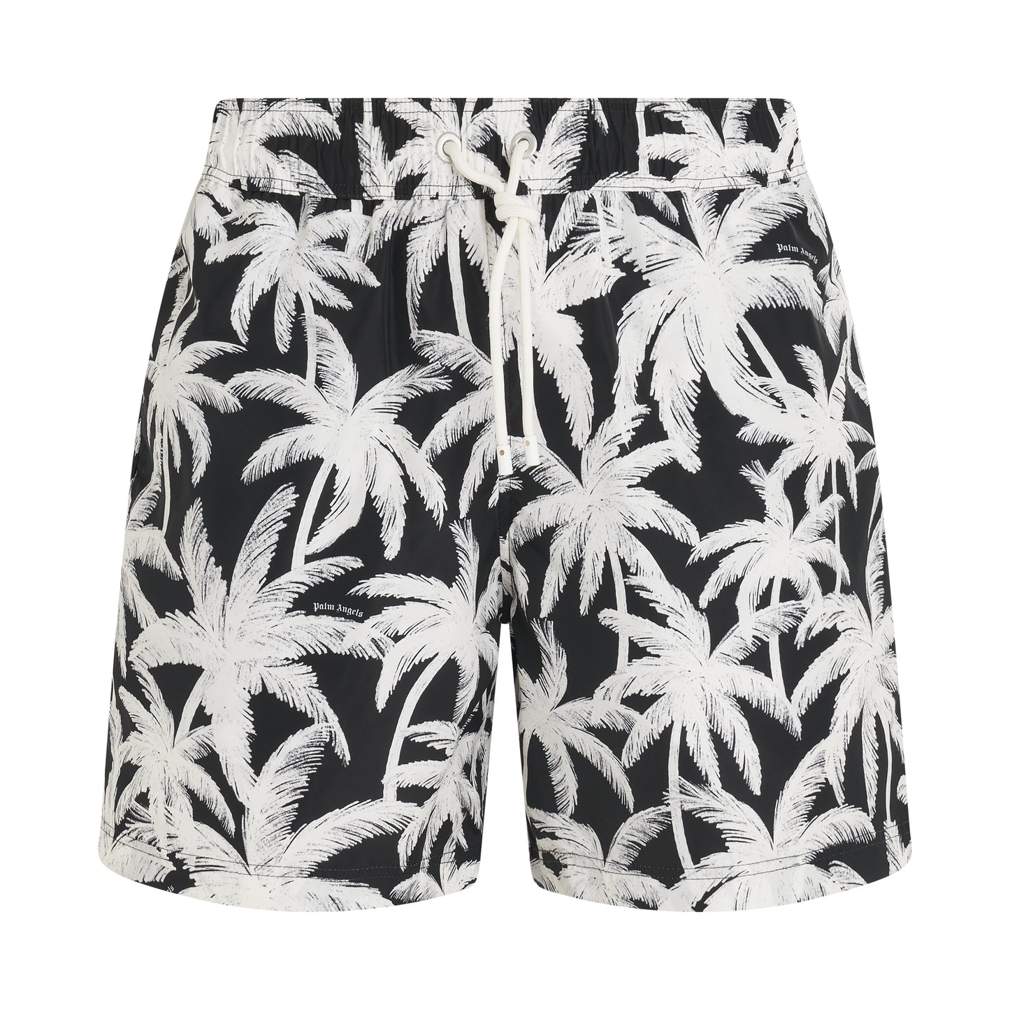 Palms All-over Swim shorts in Black/Off White