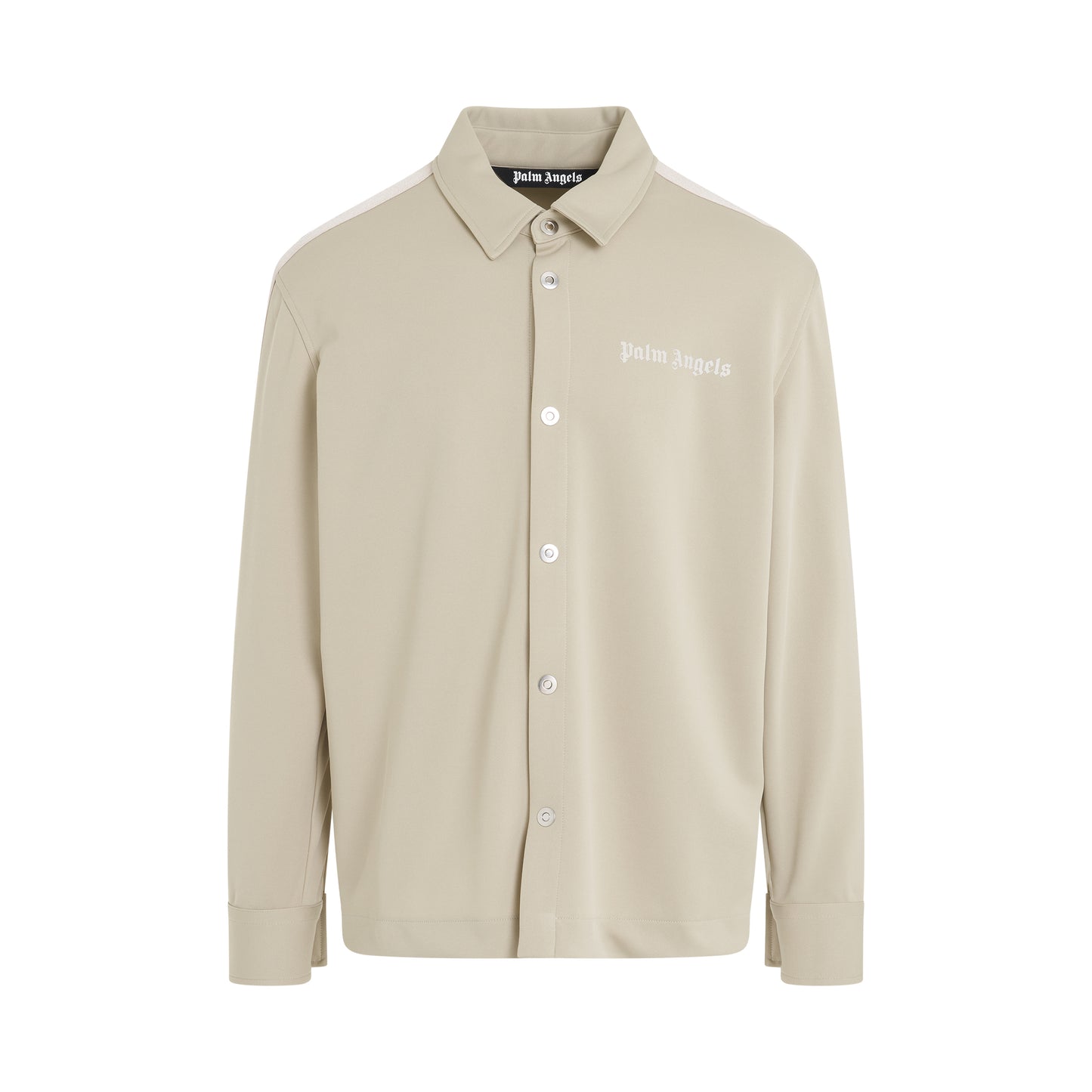 Track Shirt in Beige/Off White