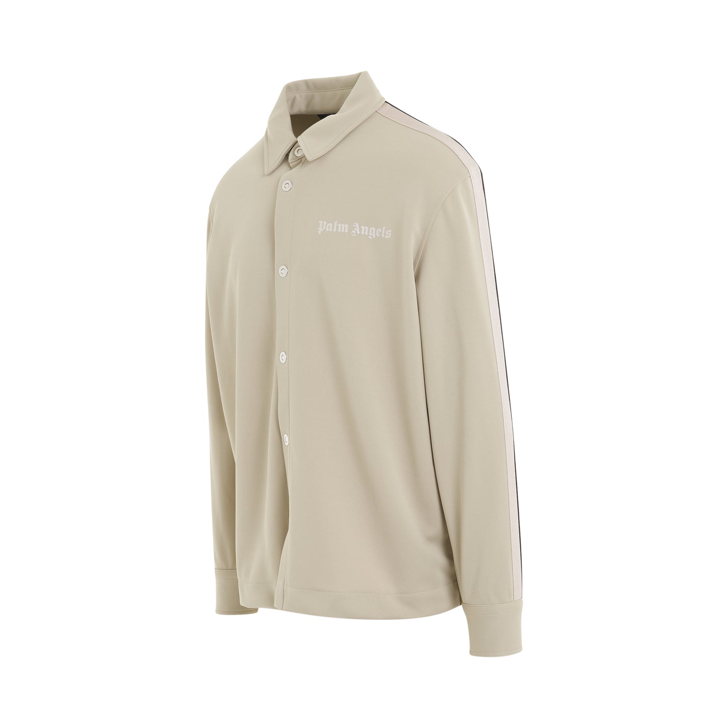 Track Shirt in Beige/Off White