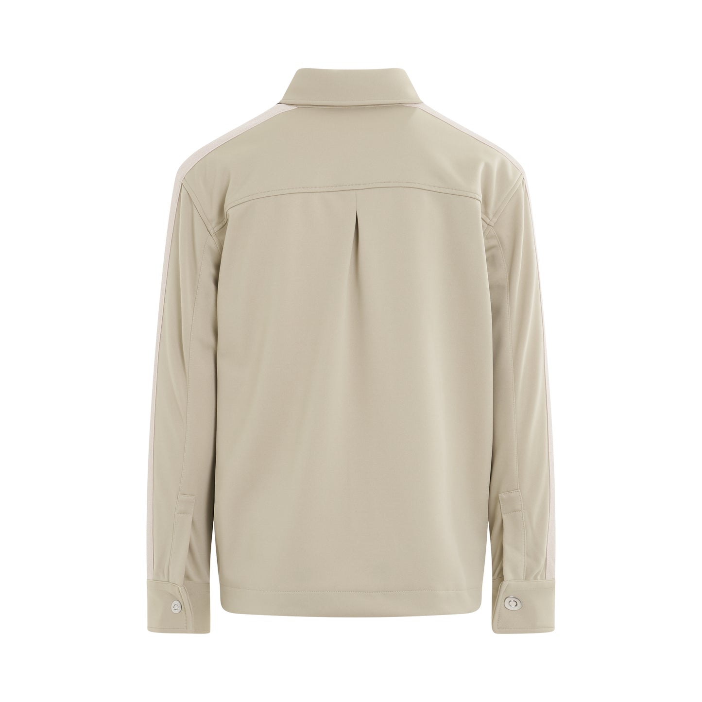 Track Shirt in Beige/Off White