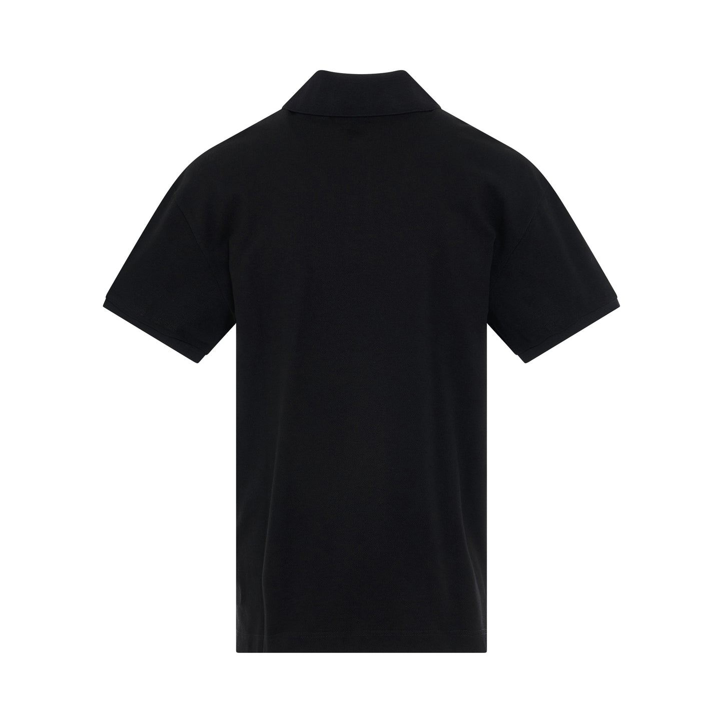 Embroidered Logo Polo Shirt in Black