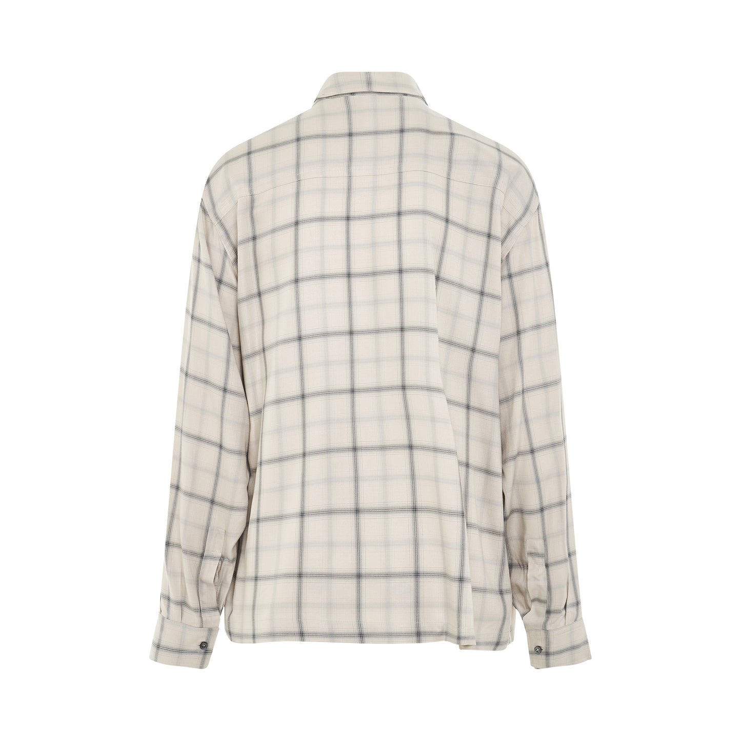 Monogram Check Shirt in Beige