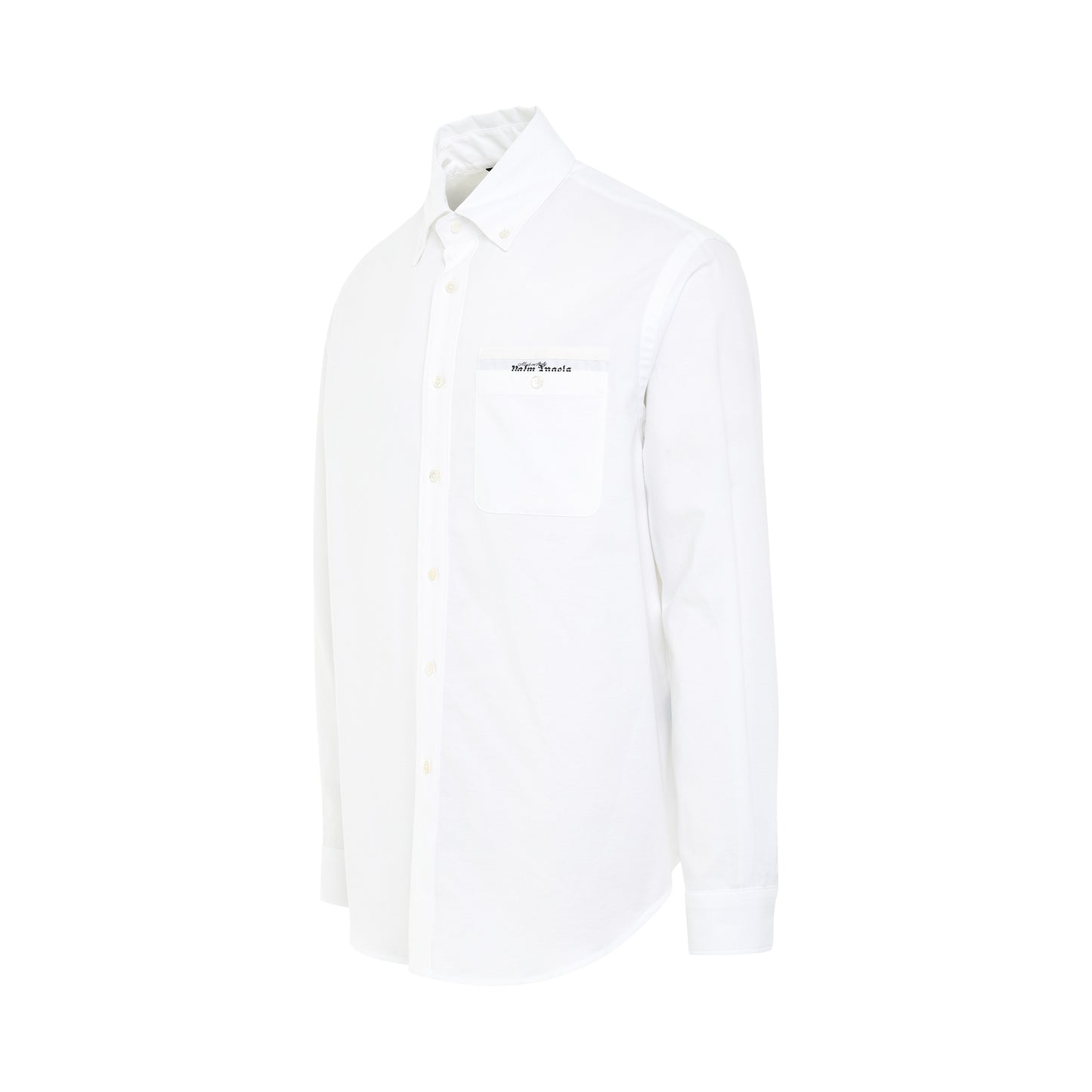 Satorial Tape Cotton Shirt in White