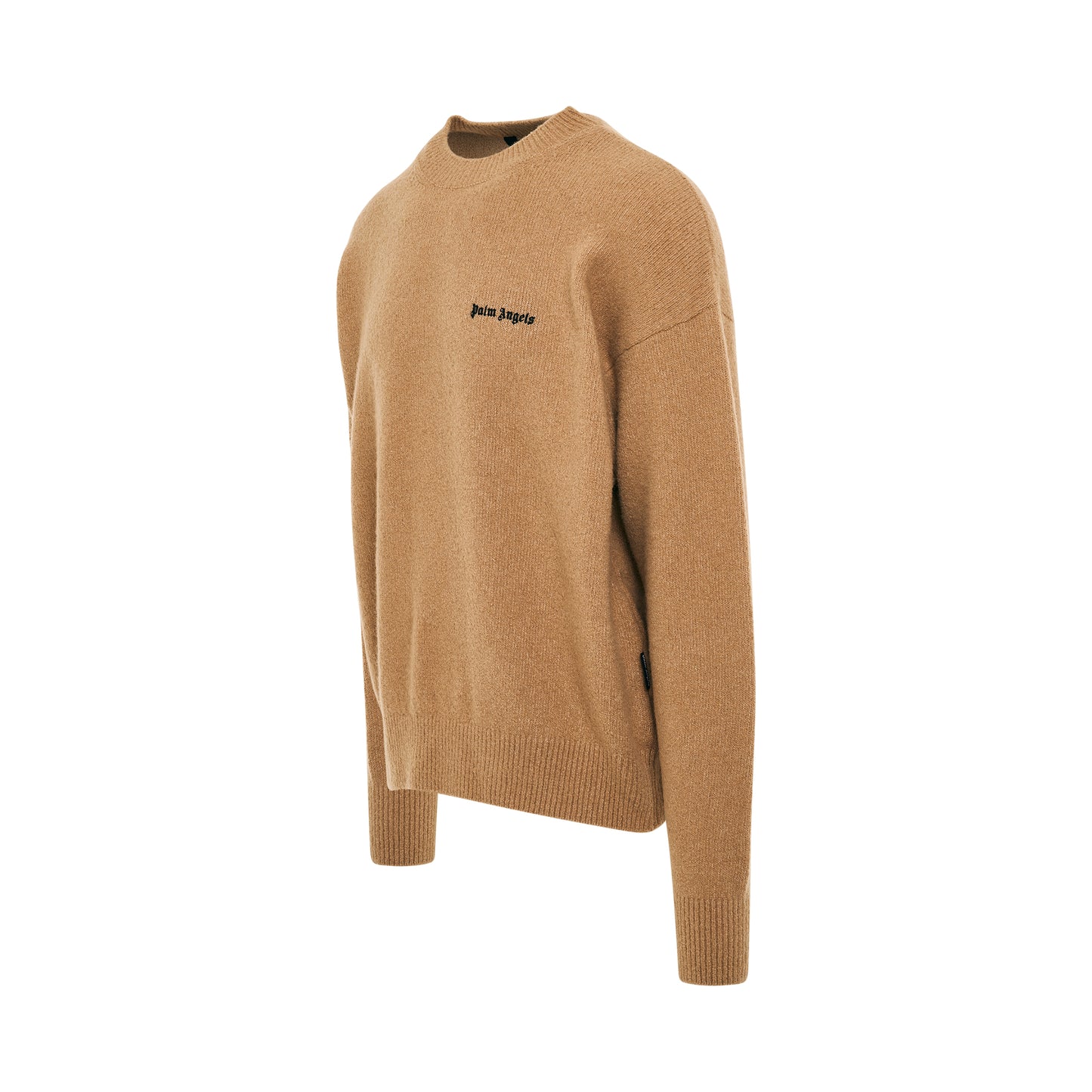 Basic Logo Sweater in Camel/Black