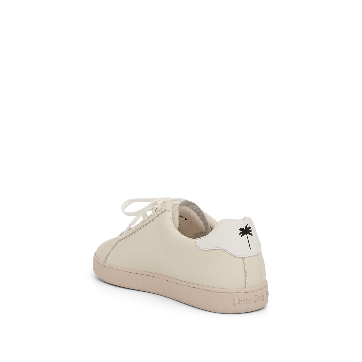 Palm 1 Leather Sneaker in Beige/White