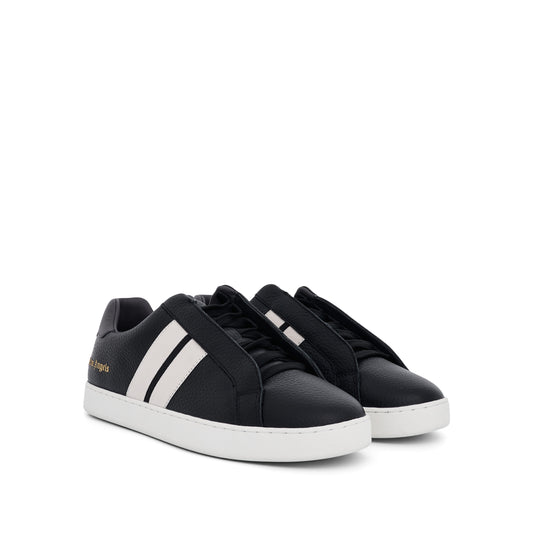 Track Palm Sneaker in Black/Dark Grey