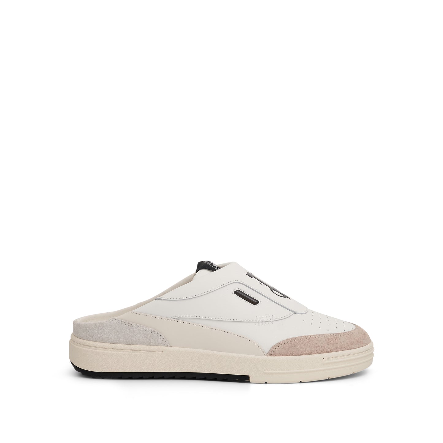 Palm Angels University Mule in White/Black