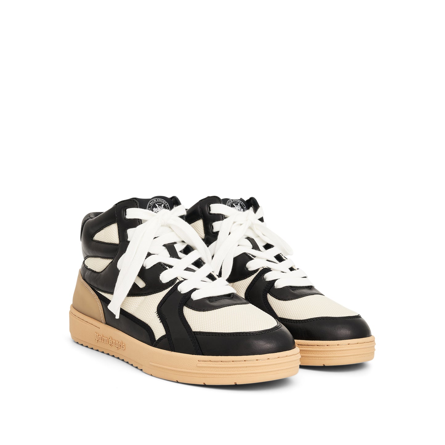 Palm University New York Mid-top Sneaker in White/Black