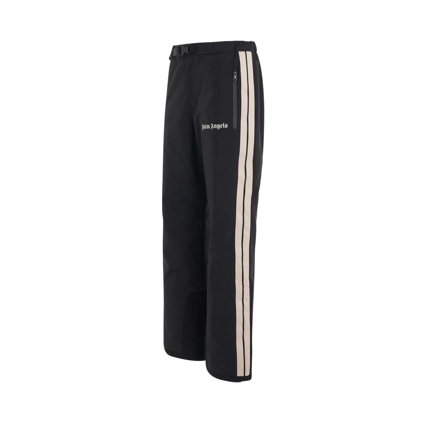 Track Ski Pants in Black/White