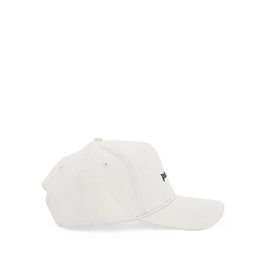 Classic Logo Cap in Off White