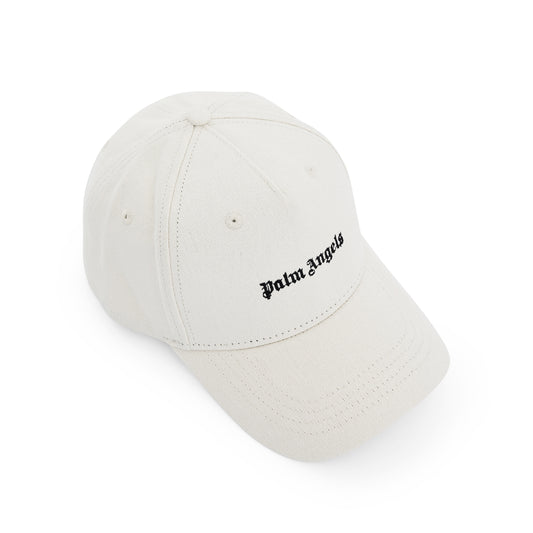 Classic Logo Cap in Off White