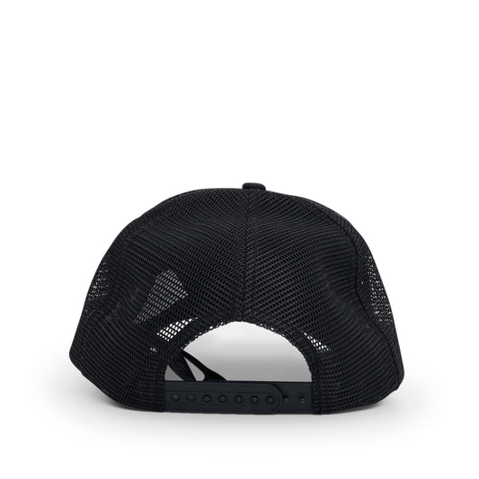 Classic Logo Trucker Cap in Black/White