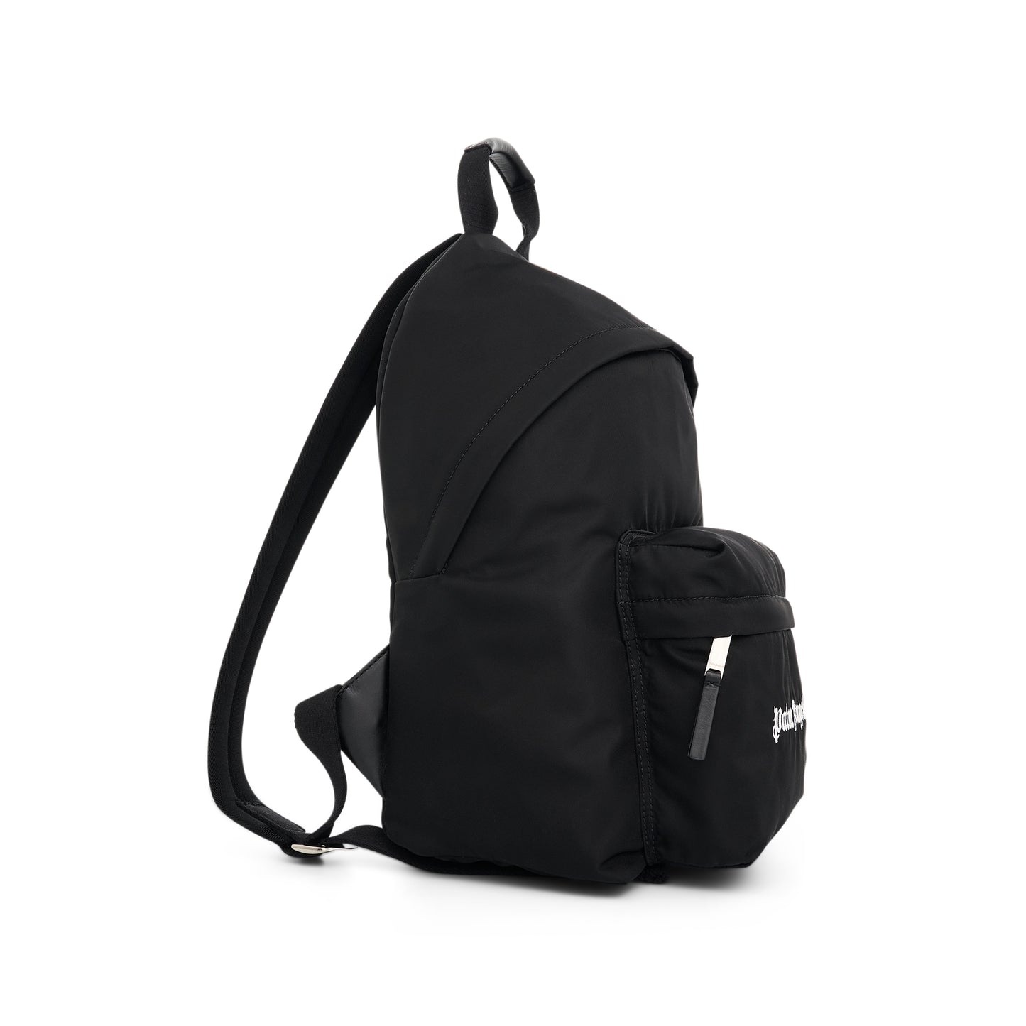 Nylon Logo Backpack in Black/White