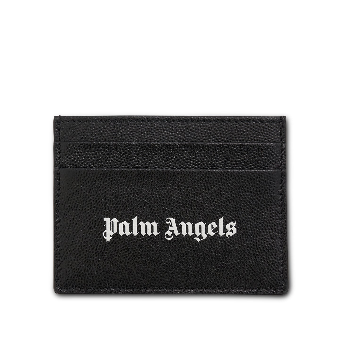 Logo Caviar Card Holder in Black/White