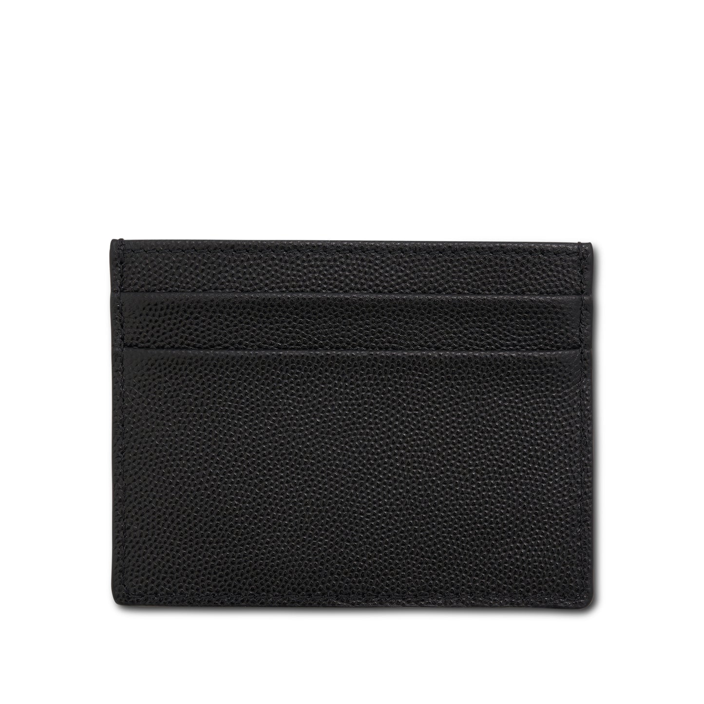 Logo Caviar Card Holder in Black/White